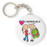 I Love Carnivals Tshirts and Gifts Keychain