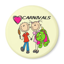I Love Carnivals Tshirts and Gifts magnets