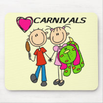I Love Carnivals Tshirts and Gifts mousepads