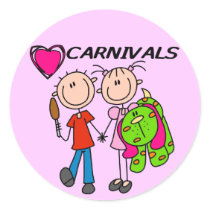 I Love Carnivals Tshirts and Gifts stickers