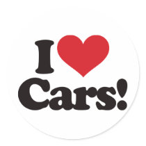 I Love Cars! stickers by visualnewbie I Love Cars! stickers