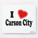 I Love Carson City Mouse Pad