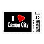 I Love Carson City Postage Stamp