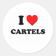 I love Cartels Stickers