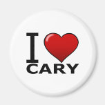 I LOVE CARY, NC - NORTH CAROLINA MAGNET