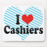 I Love Cashiers Mouse Pads