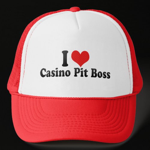 I Love Casino Pit Boss Trucker Hat