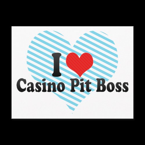 I Love Casino Pit Boss Post Cards