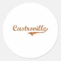 I Love Castroville Texas Stickers