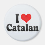 I Love Catalan Magnet