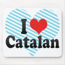 I Love Catalan Mouse Pad