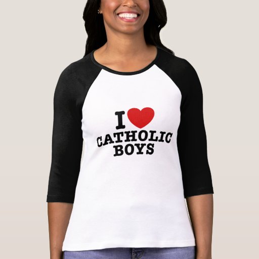 I Love Catholic Boys T Shirts