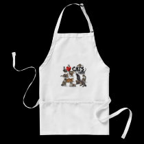 I love Cats aprons