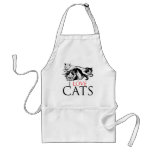 I Love Cats aprons