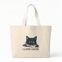 I LOVE CATS! bags
