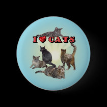 I love Cats buttons