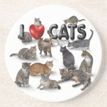 I love Cats coasters