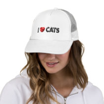 I love Cats Mesh Hats