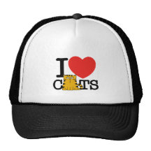 I Love Cats Hats