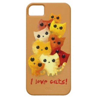 I love Cats iPhone 5 Cases