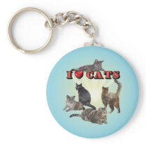 I love Cats Keychains