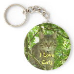 I love Cats Keyring Keychain