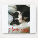 I love cats Mousepad by FinePhotography I love cats Mousepad