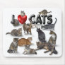 I love Cats Mouse Mats