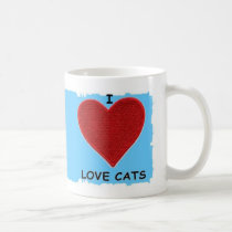 I LOVE CATS mugs