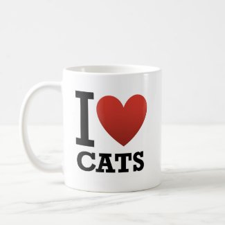 I Love Cats Mug