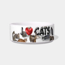 I love Cats pet bowls