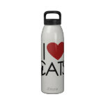 I love cats water bottle