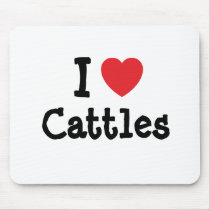 I love Cattles heart custom personalized mousepads by funnycustomtshirts I love Cattles heart custom personalized mousepads