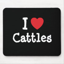 I love Cattles heart custom personalized mousepads by funnycustomtshirts I love Cattles heart custom personalized mousepads