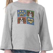 I Love Cavalier King Charles Spaniels t-shirts