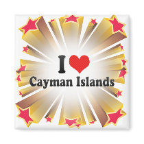 I Love Cayman Islands Magnet