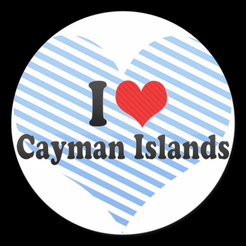 I Love Cayman Islands Sticker