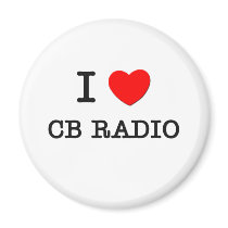 I LOVE CB RADIO magnets