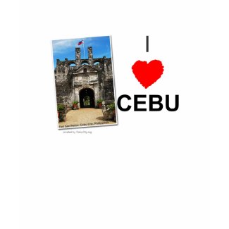 I Love Cebu (Fort San Pedro) shirt