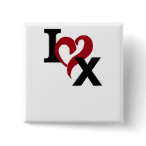 "I Love Celebrity" name tag button