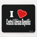 I Love Central African Republic mousepads by Rep_Yo_City I Love Central African Republic mousepads