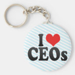 I Love CEOS Keychains