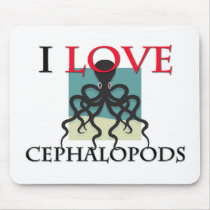 I Love Cephalopods mousepads