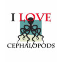 I Love Cephalopods t-shirts by tshirtshirts I Love Cephalopods t-shirts