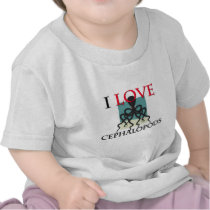 I Love Cephalopods t-shirts