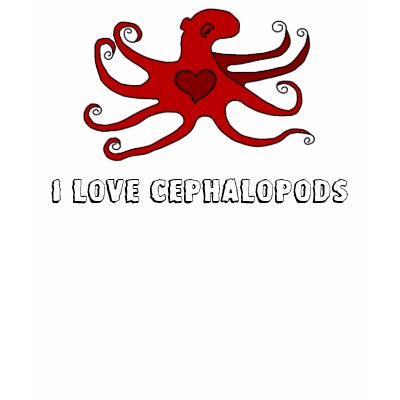 i love cephalopods shirts by Heather_Rink