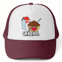 I LOVE CEREAL hats by TheGalacticGroundhog I LOVE CEREAL hats