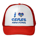 I love Ceres, New York Trucker Hats