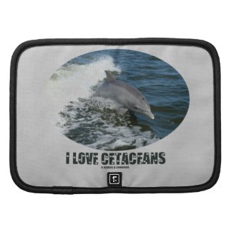 I Love Cetaceans (Bottlenose Dolphin Breaching) Planner