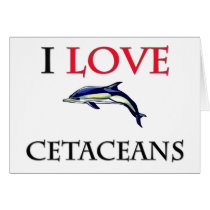 I Love Cetaceans cards